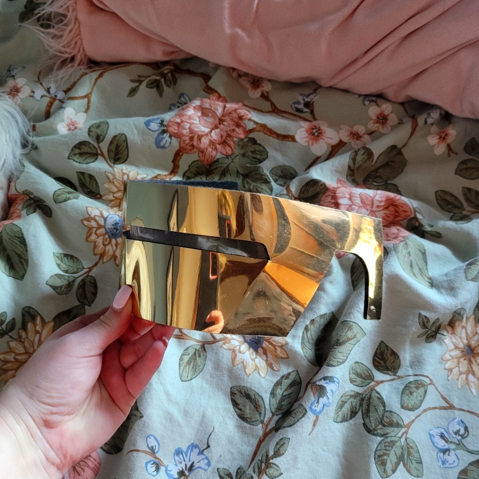 Divamp Couture Gold Cyclops Visor